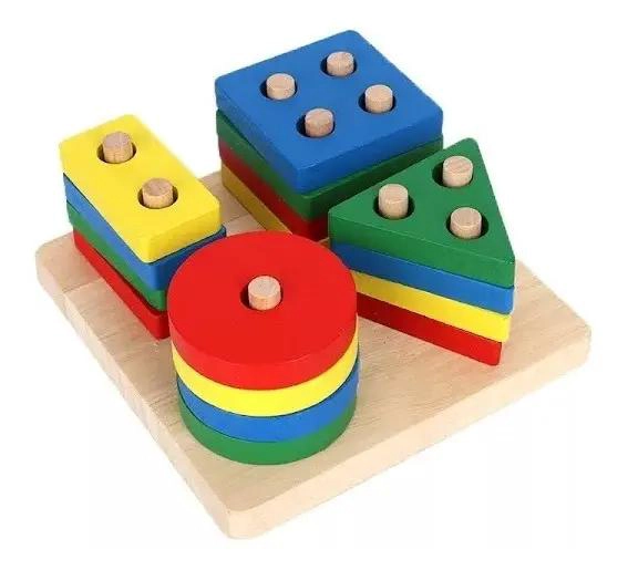 PACK DE 3 ROMPECABEZAS DE MADERA PARA APRENDIZAJE INFANTIL - 3
