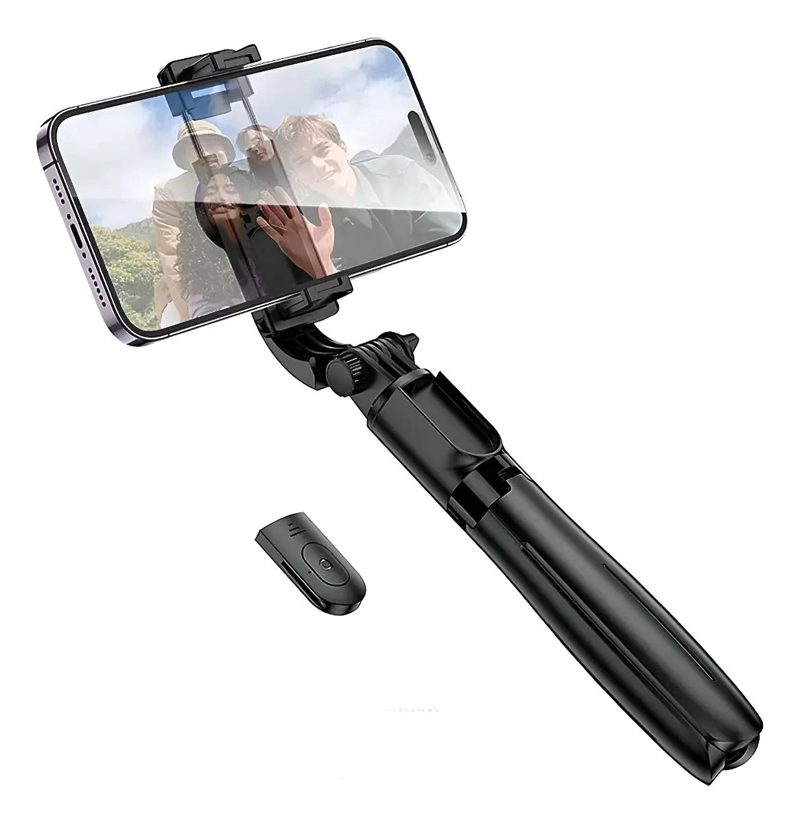 TRIPODE Y PALO SELFIE BLUETOOTH CON CONTROL REMOTO - 1