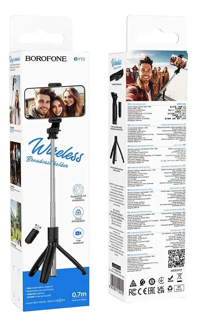 TRIPODE Y PALO SELFIE BLUETOOTH CON CONTROL REMOTO - 2