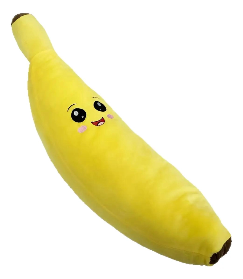 JUGUETE DE PELUCHE PLATANO GIGANTE PARA MASCOTAS 63 CM - 1