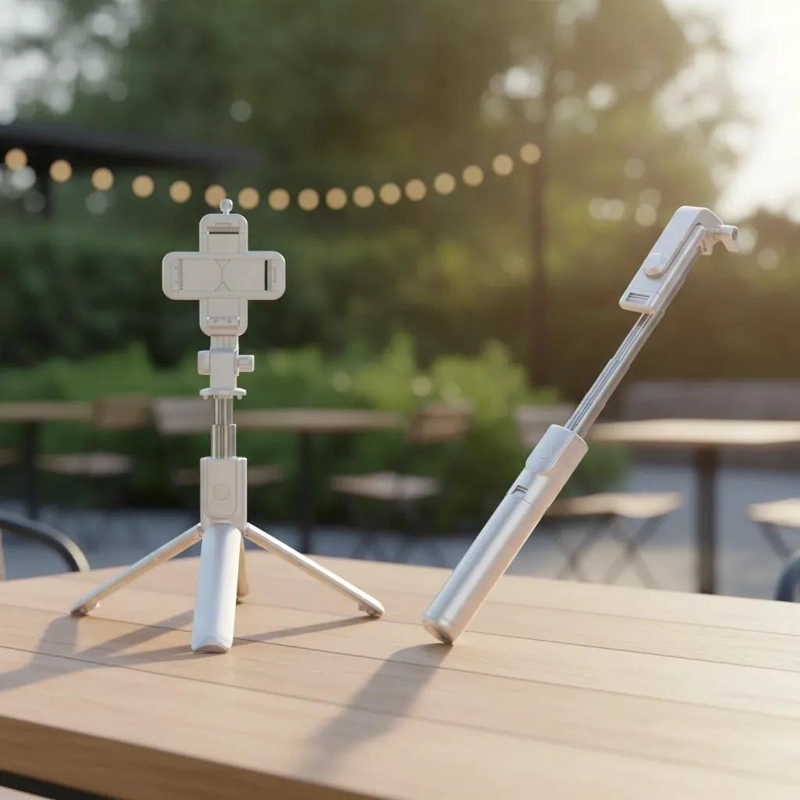 BASTON SELFIE Y TRIPODE EXTENSIBLE CON CONTROL REMOTO BLUETOOTH - 10