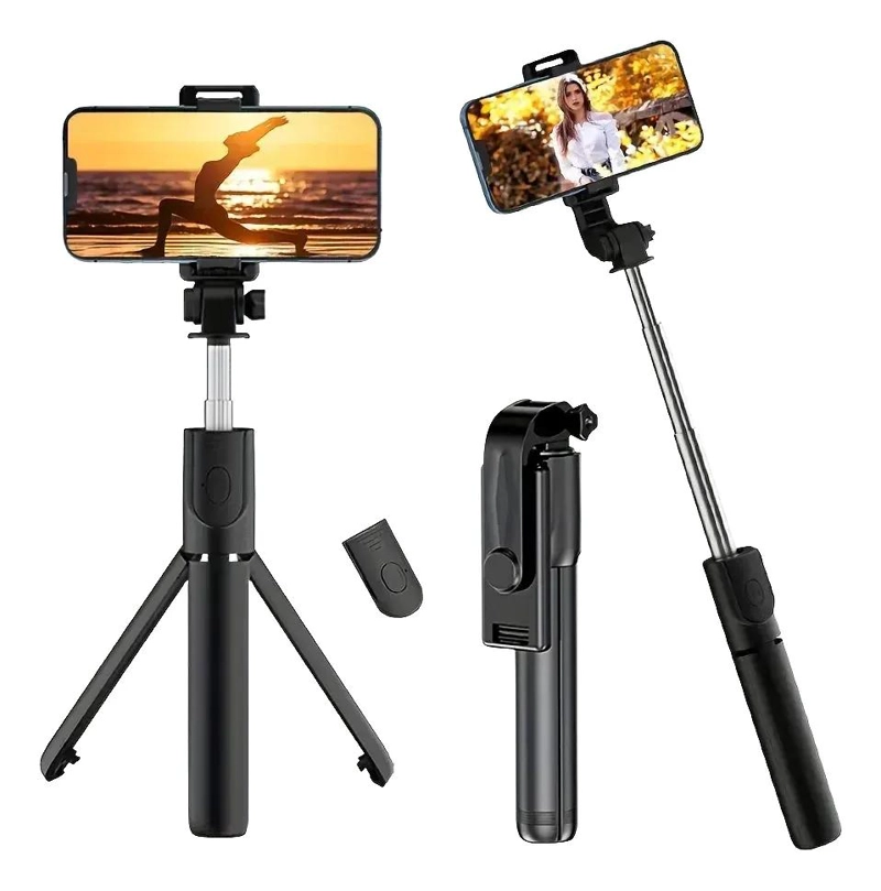 BASTON SELFIE Y TRIPODE EXTENSIBLE CON CONTROL REMOTO BLUETOOTH - 3