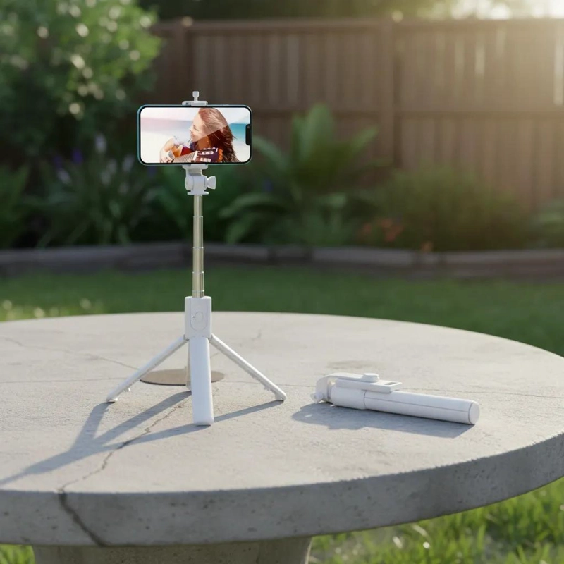 BASTON SELFIE Y TRIPODE EXTENSIBLE CON CONTROL REMOTO BLUETOOTH - 7