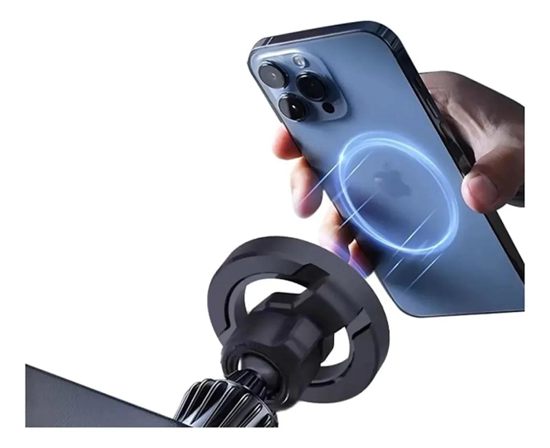 SOPORTE CELULAR MAGNE TICO AJUSTABLE 360° PARA VEHICULOS - 1