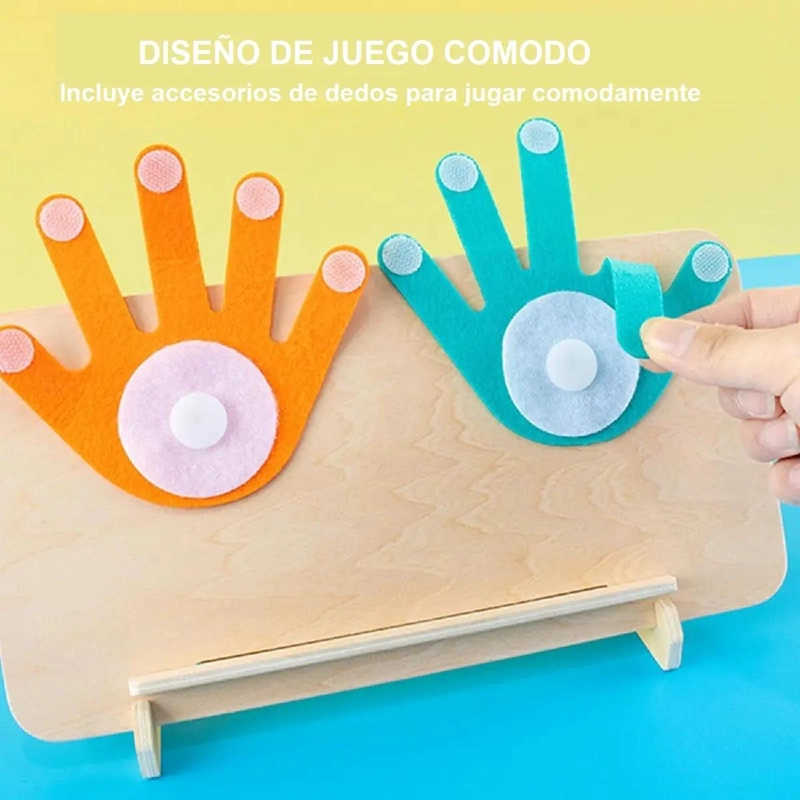 JUGUETE EDUCATIVO DE MADERA PARA APRENDER SUMAS Y RESTAS - 9