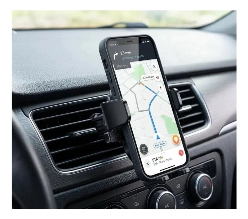SOPORTE PARA CELULAR DE AUTO CON ROTACION 360° Y VENTOSA - 1
