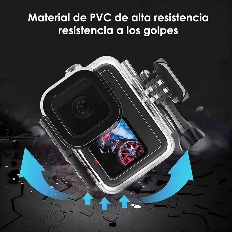 CARCASA IMPERMEABLE PARA CAMARA DE ACCION HASTA 50M - 8