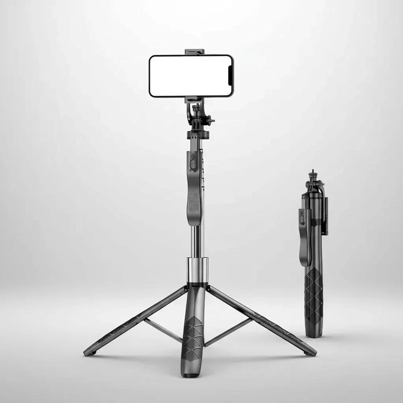 TRIPODE Y PALO SELFIE CON ESTABILIZADOR Y CONTROL BLUETOOTH - 9
