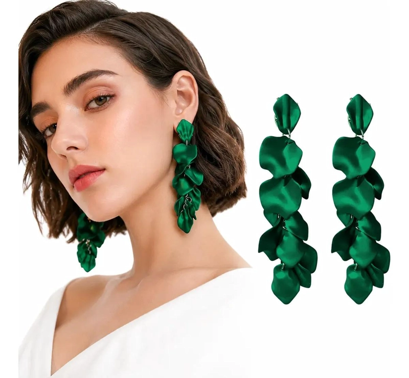 AROS LARGOS ULTRALIVIANOS CON DISEÑO DE HOJAS Y PE TALOS - 1