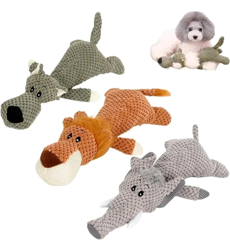 JUGUETE DE PELUCHE CHIRRIANTE PARA MASCOTAS DIVERSAS - 6