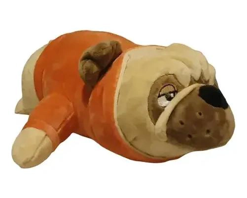 PELUCHE DE PERRITO PUG TIERNO Y SUAVE PARA NIÑOS - 3
