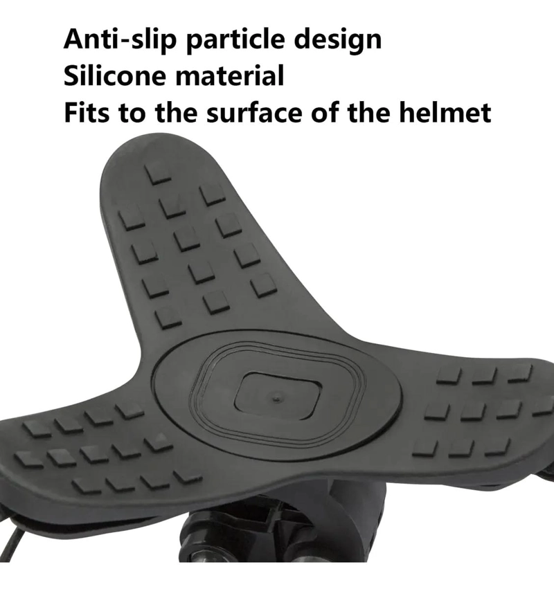 SOPORTE DE MONTAJE PARA CASCO DE MOTO Y CAMARAS DE ACCION - 3