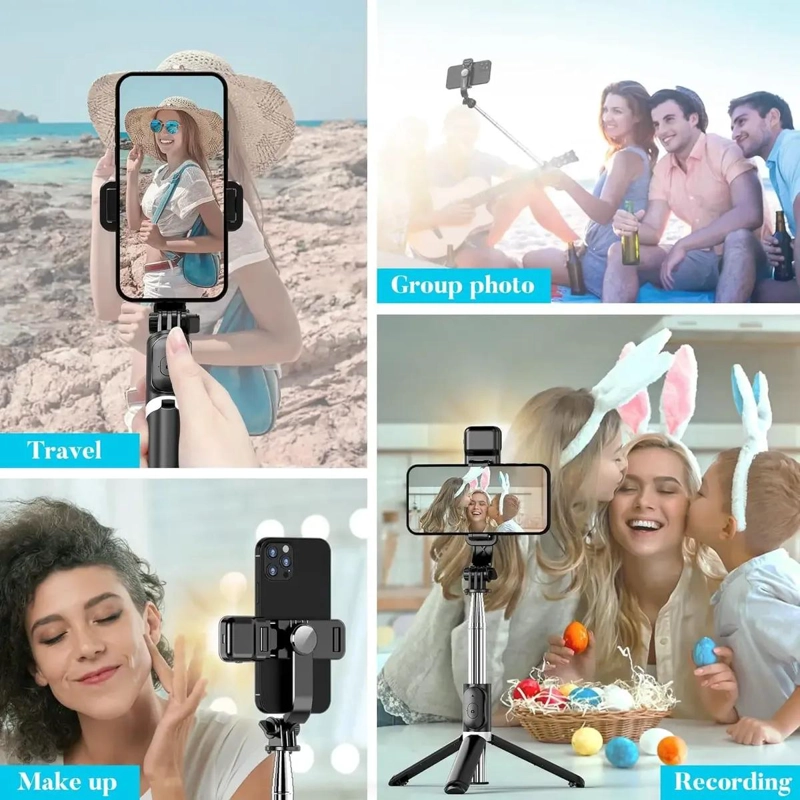 TRIPODE SELFIE CON LUZ LED Y CONTROL REMOTO INALAMBRICO - 2