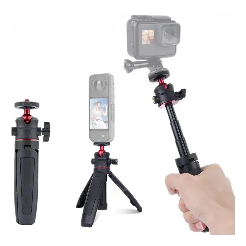 TRIPODE EXTENSIBLE 360° PARA CAMARAS DE ACCION Y COMPACTAS - 1