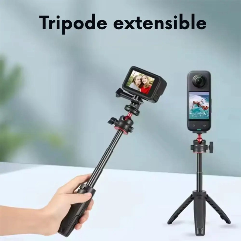 TRIPODE EXTENSIBLE 360° PARA CAMARAS DE ACCION Y COMPACTAS - 7