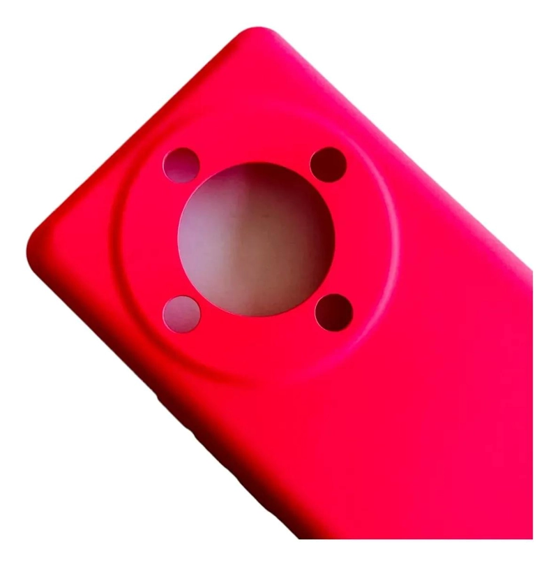 FUNDA DE SILICONA FUCSIA PARA HONOR MAGIC5 LITE CON PROTECCION - 2