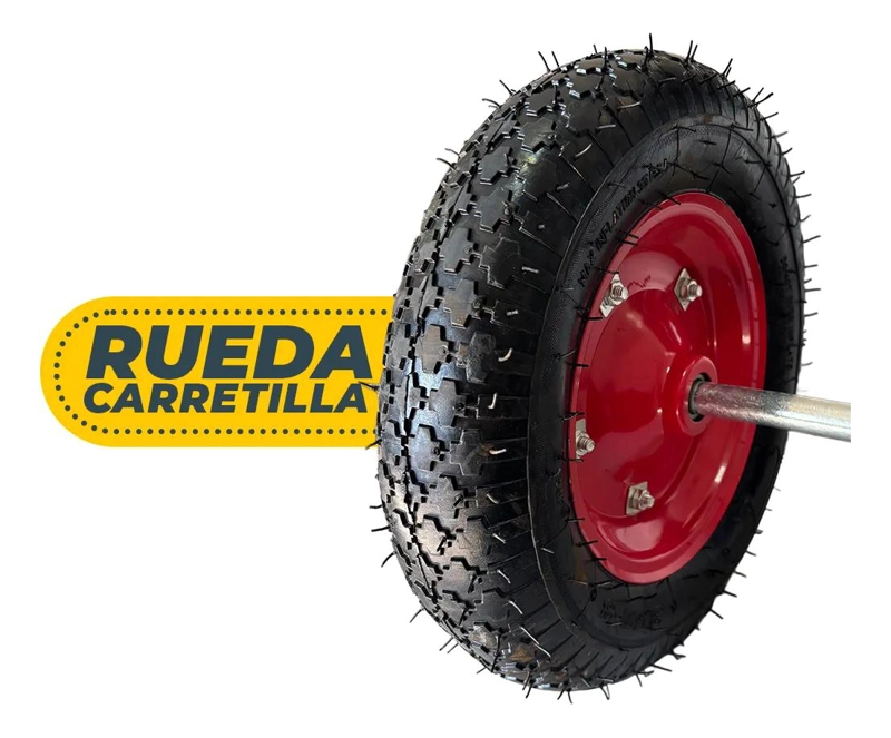 RUEDA INFLABLE PARA CARRETILLA 350X8 - 3