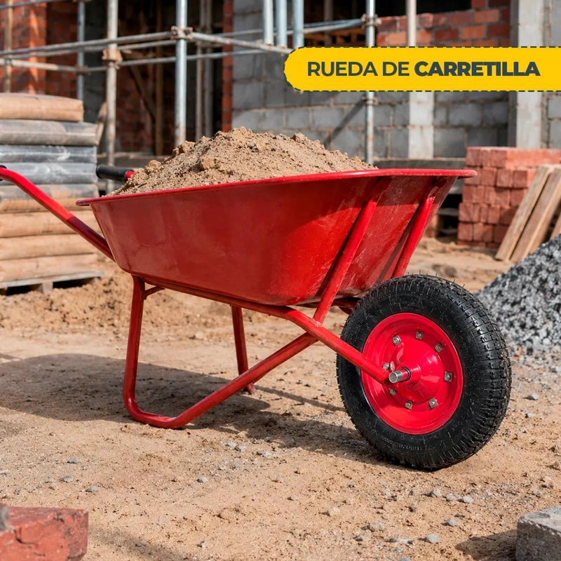 RUEDA INFLABLE PARA CARRETILLA 350X8 - 4