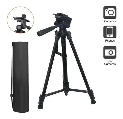 TRIPODE SEMI-PROFESIONAL LIGERO PARA CAMARAS Y CELULARES - 2