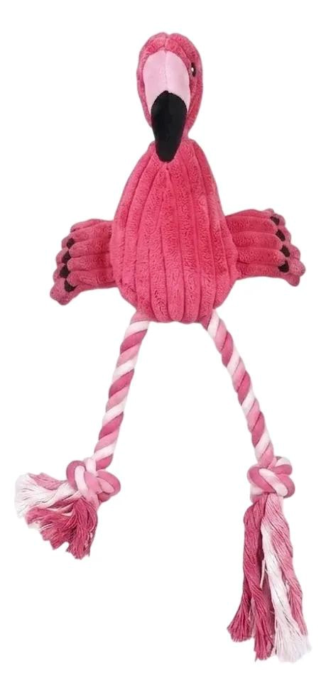 JUGUETE PELUCHE FLAMENCO PARA MASCOTAS 37X23.5CM - 1