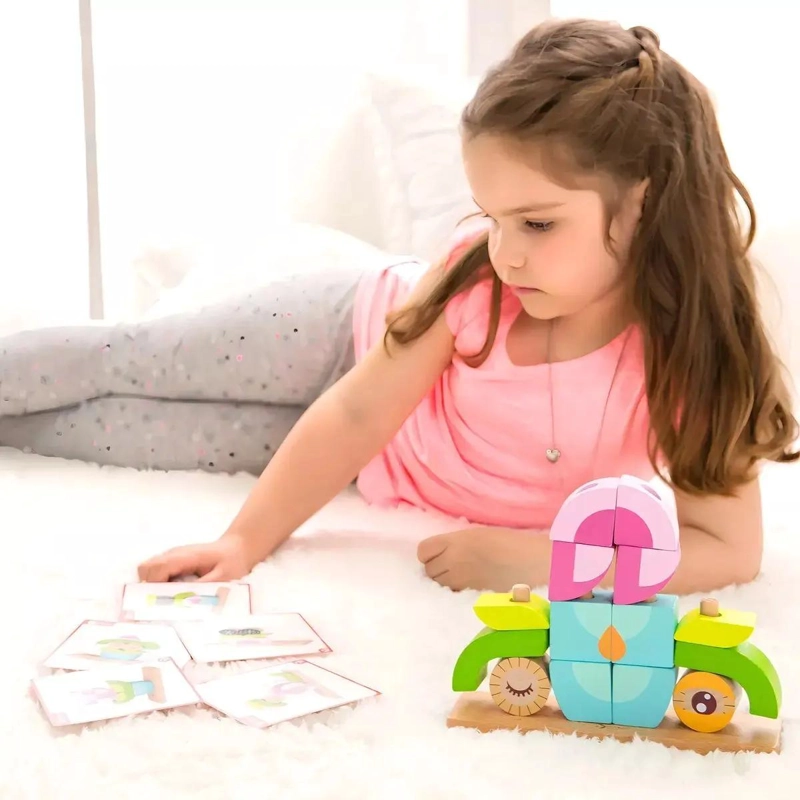 BLOQUES DIDACTICOS DE ANIMALES EN MADERA PARA NIÑOS - 2