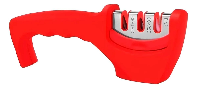 AFILADOR DE CUCHILLOS 3 PASOS CON ACERO Y CERAMICA PARA COCINA - 3