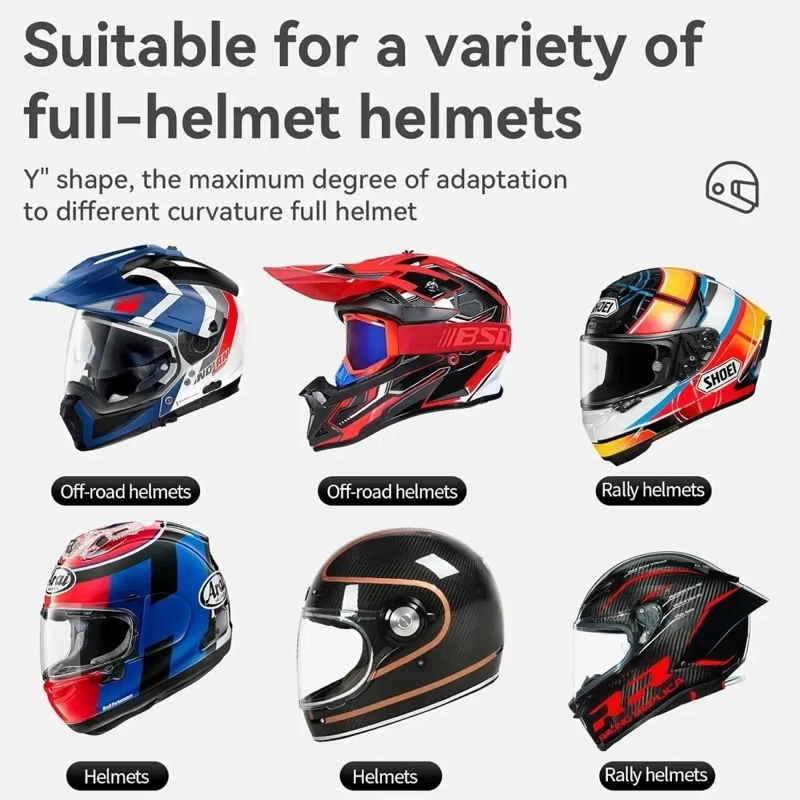 SOPORTE DE MONTAJE PARA CASCO DE MOTO PARA CAMARAS Y MOVILES - 4