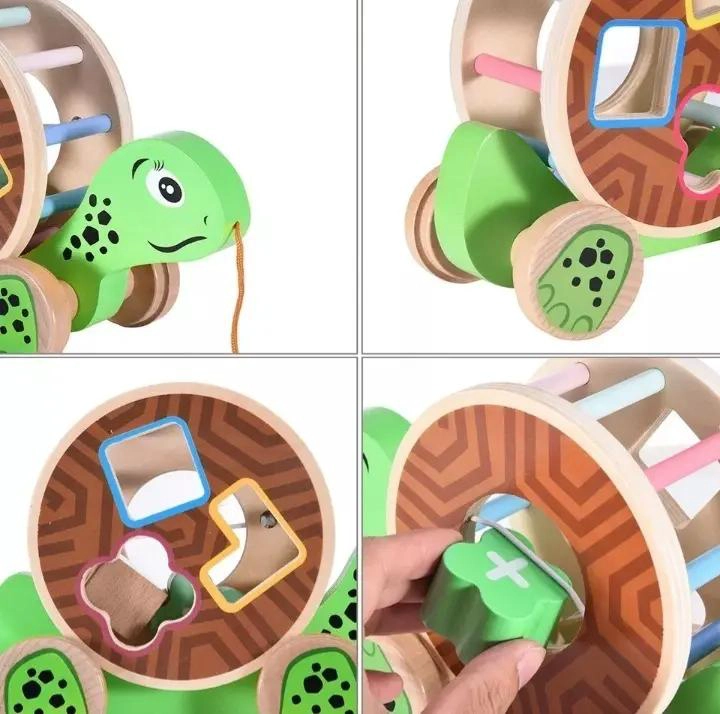 PACK DE 3 JUGUETES EDUCATIVOS DE MADERA PARA NIÑOS - 5