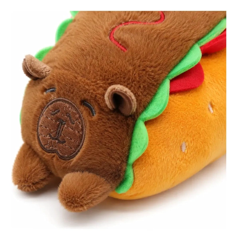 PELUCHE DIVERTIDO PARA PERROS CON DISEÑO DE CAPIBARA HOT DOG - 6