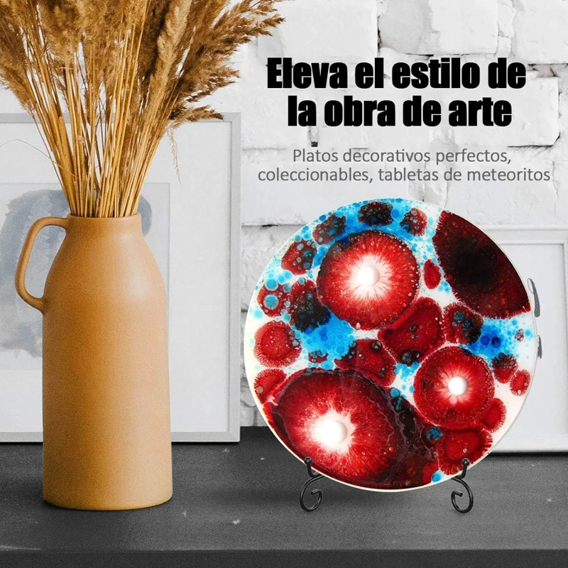 SOPORTE METALICO MULTIUSO PARA EXHIBICION DE FOTOS Y ARTE - 6