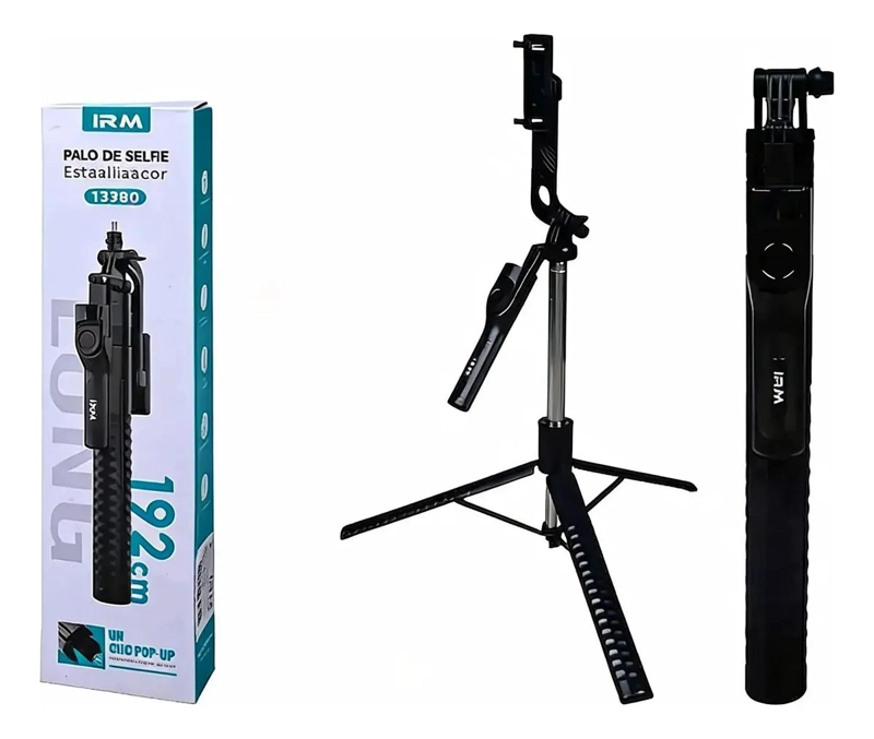 TRIPODE ESTABILIZADOR PLEGABLE DE 192 CM PARA SMARTPHONE - 1