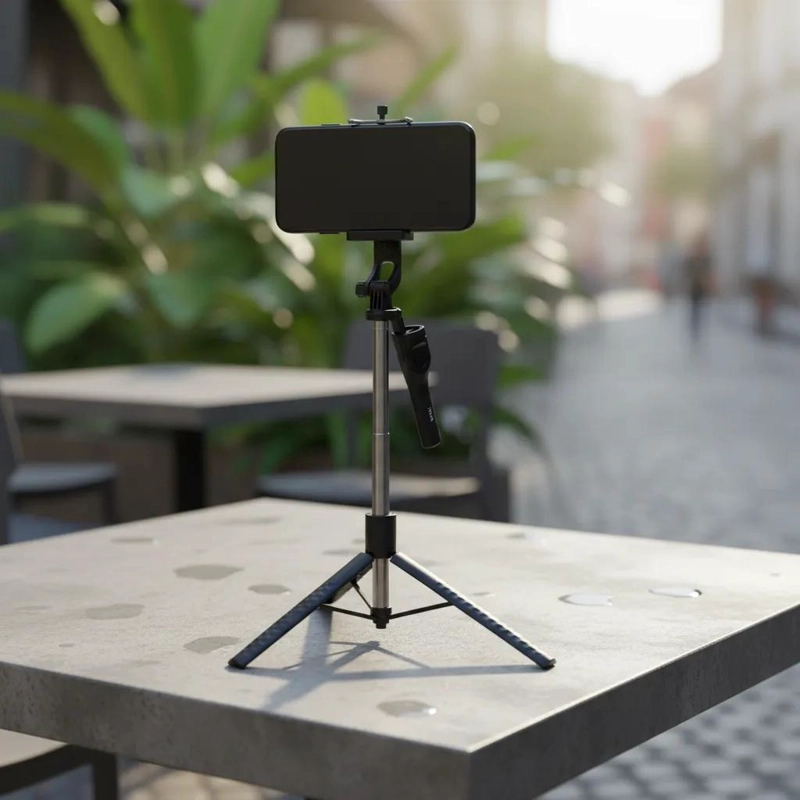 TRIPODE ESTABILIZADOR PLEGABLE DE 192 CM PARA SMARTPHONE - 2