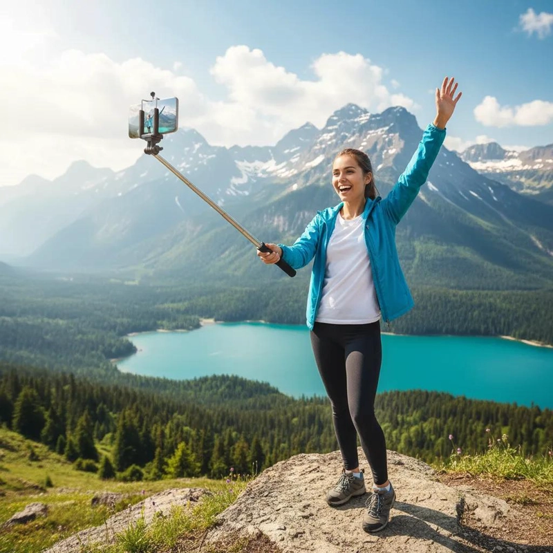 TRIPODE ESTABILIZADOR PLEGABLE DE 192 CM PARA SMARTPHONE - 3