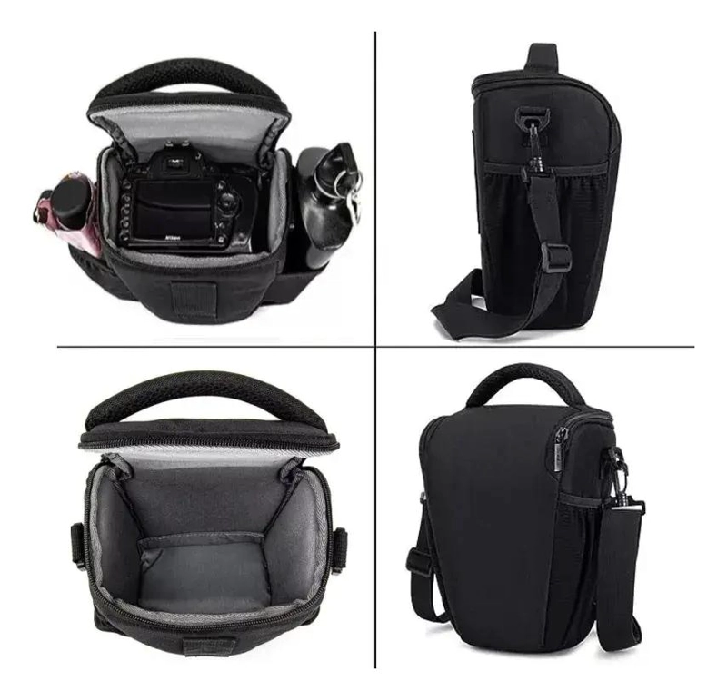 BOLSO ACOLCHADO PARA CAMARA Y ACCESORIOS CON CORREA AJUSTABLE - 3
