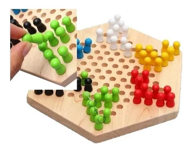 JUEGO DE DAMAS CHINAS Y YENGA DE MADERA PARA NIÑOS - 2