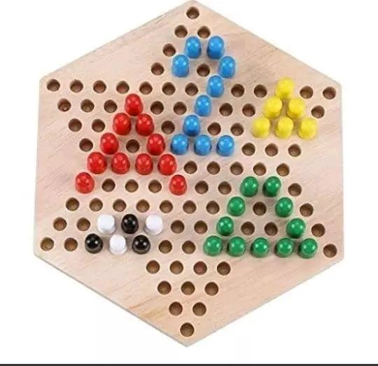 JUEGO DE DAMAS CHINAS Y YENGA DE MADERA PARA NIÑOS - 8