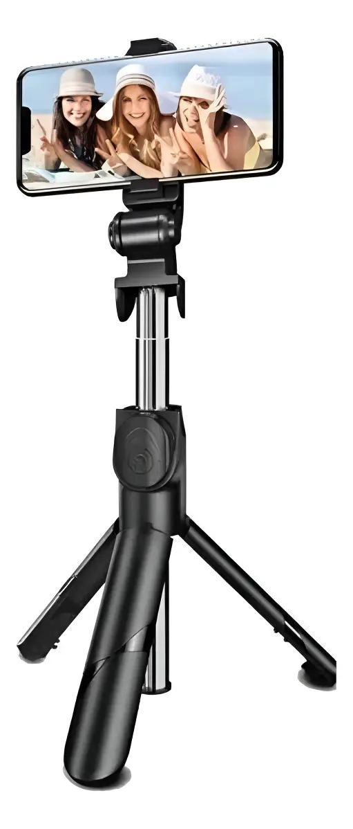 PALO SELFIE BLUETOOTH CON TRIPODE INALAMBRICO Y CONTROL REMOTO - 1