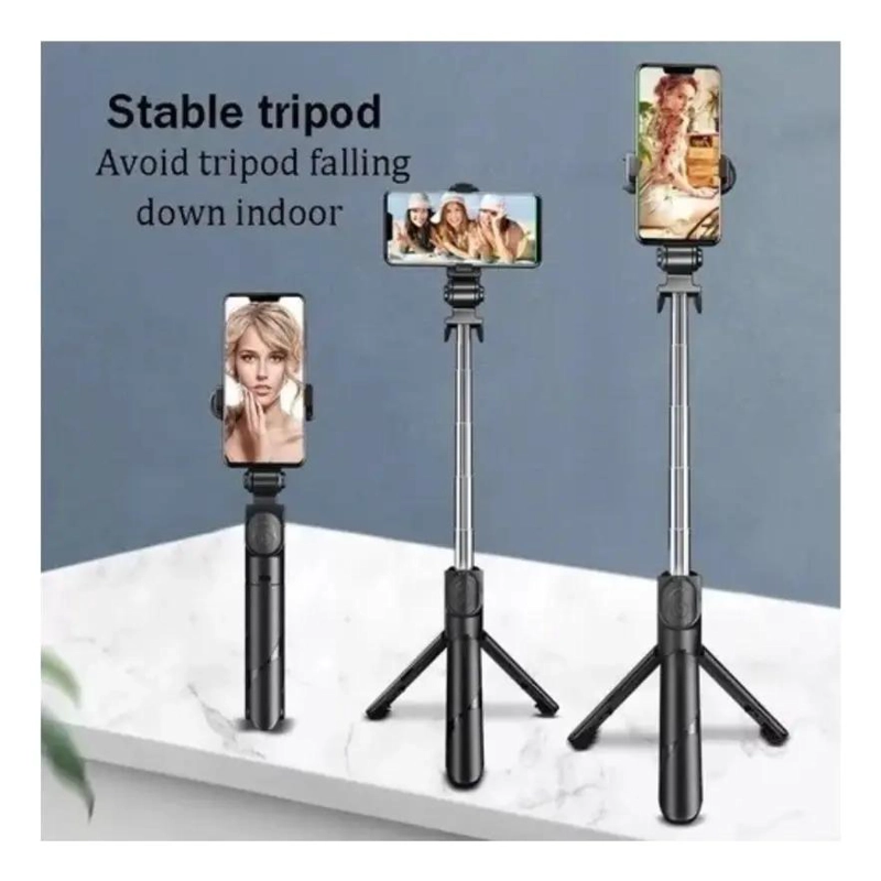 PALO SELFIE BLUETOOTH CON TRIPODE INALAMBRICO Y CONTROL REMOTO - 4