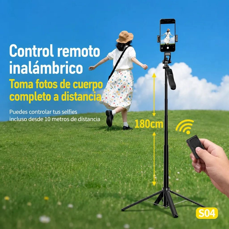 TRIPODE MULTIFUNCIONAL DE 1.8M CON CONTROL REMOTO - 7