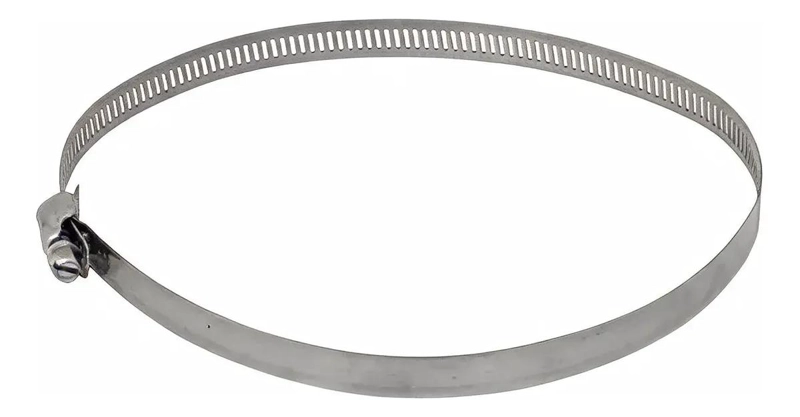 ABRAZADERA METALICA AJUSTABLE PARA MASTILES DE 141 A 165 MM - 1