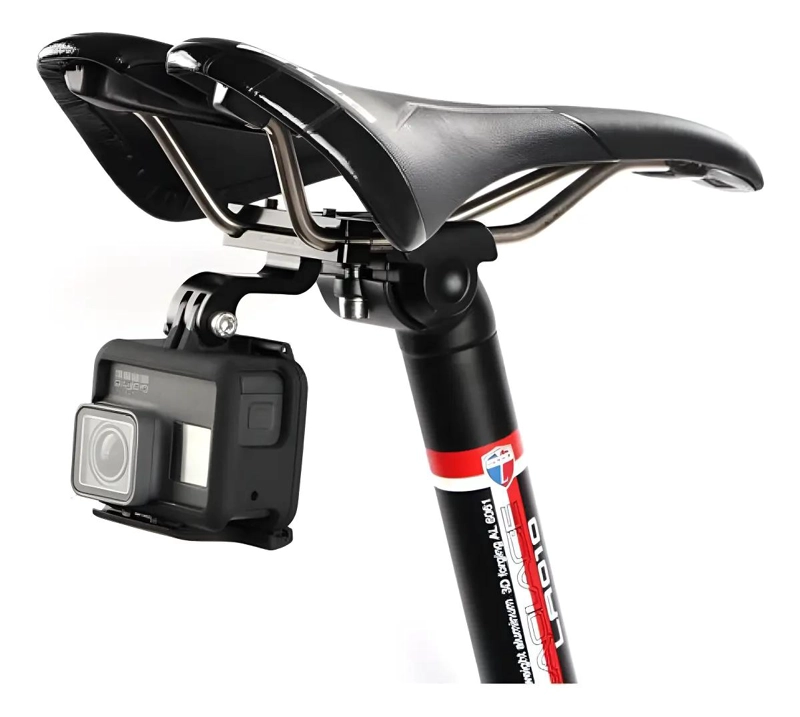 SOPORTE PARA CAMARA DE ACCION EN SILLIN DE BICICLETA - 1