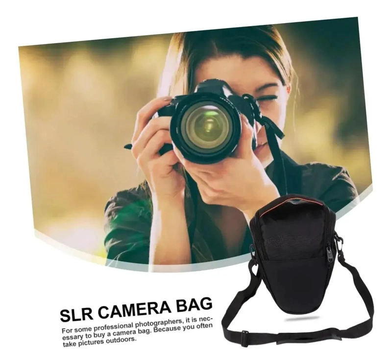 BOLSO ACOLCHADO PARA CAMARA Y LENTES CON CORREA AJUSTABLE - 4