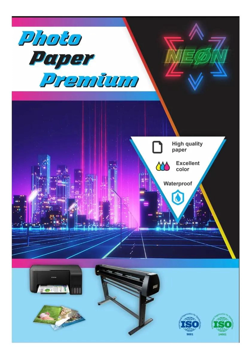 PAPEL FOTOGRAFICO BRILLANTE DOBLE CARA A4 260 GRS 100 HJS - 2