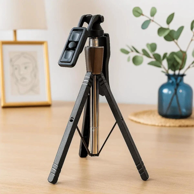 TRIPODE EXTENSIBLE PARA CELULAR CON CONTROL REMOTO Y CABEZAL 360° - 9