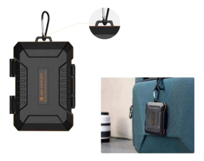ESTUCHE COMPACTO PARA TARJETAS DE MEMORIA Y BATERIAS - 2