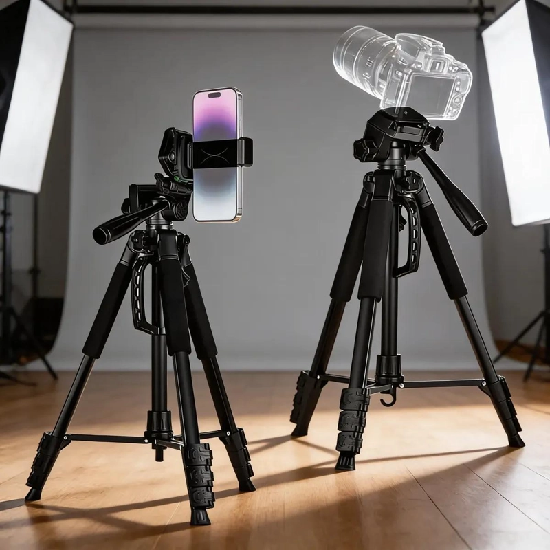 TRIPODE PROFESIONAL PARA CAMARA Y CELULAR CON BLUETOOTH 360° - 7