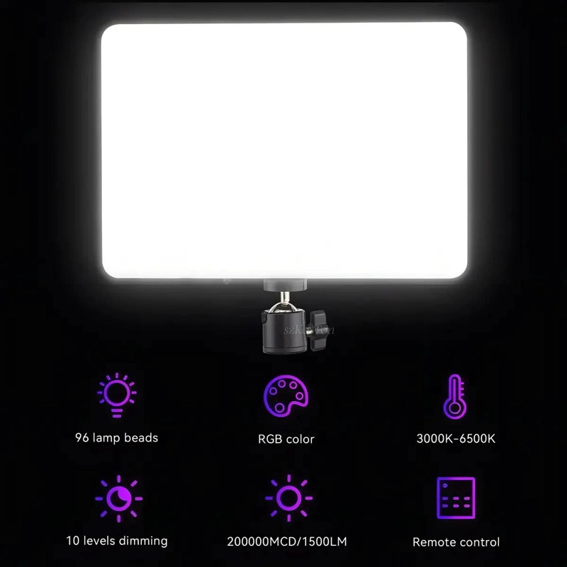 PANEL DE LUZ LED DE RELLENO PARA FOTOGRAFIA Y VIDEO - 7