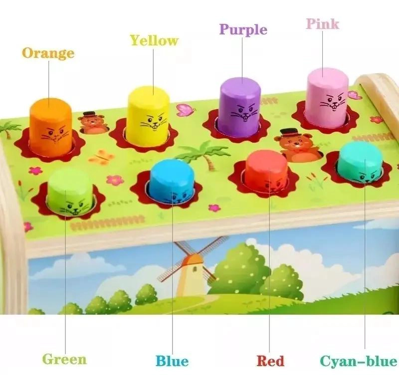 JUGUETE DIDACTICO DE MADERA PARA ESTIMULACION INFANTIL - 6