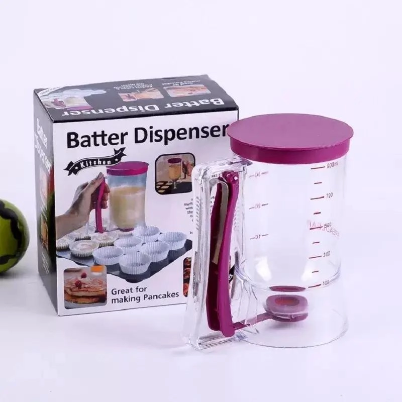 DISPENSADOR DE MEZCLA PARA REPOSTERIA CON CAPACIDAD DE 900 ML Y CIERRE RAPIDO - 2