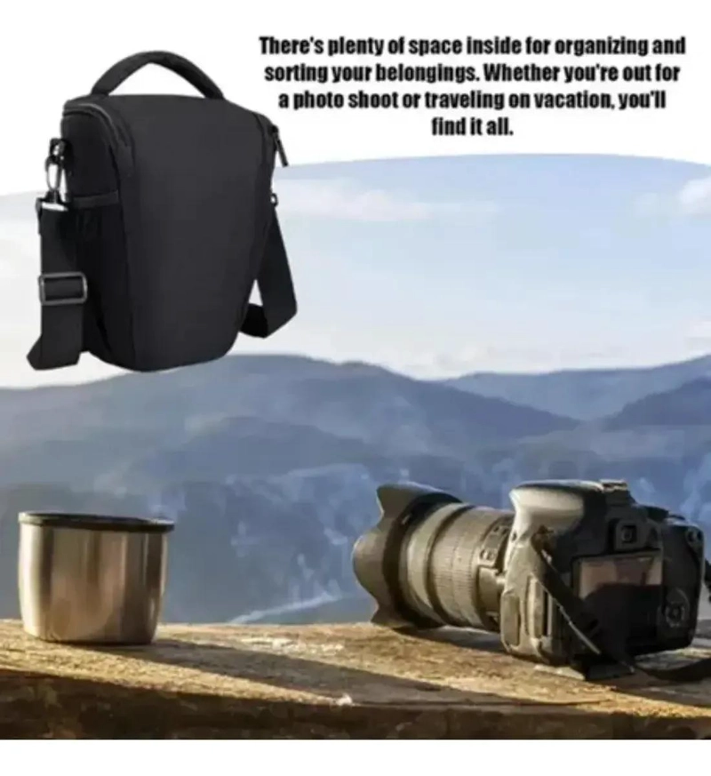 BOLSO PARA CAMARAS LENTE DSLR COMPACTO Y ELEGANTE - 7